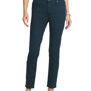 So Slimming Girlfriend Ankle Pant Chico's Size 3 / US 16 Black Pockets Stretch